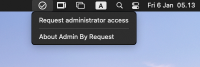 Admin Session MacOS