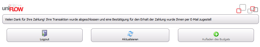 Bild 6: Zahlungsbestätigung