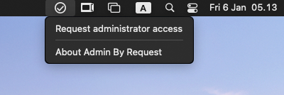 Admin Session macOS