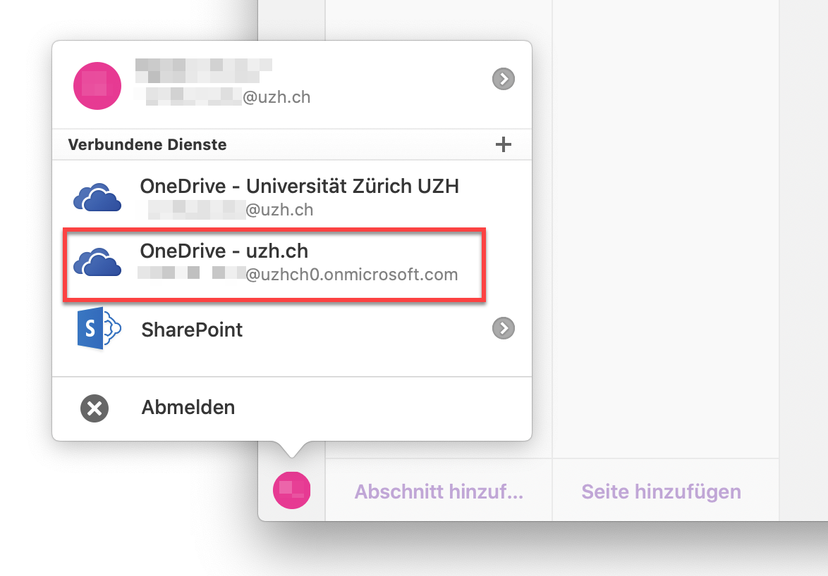 Neues und altes OneDrive sind jetzt verbunden