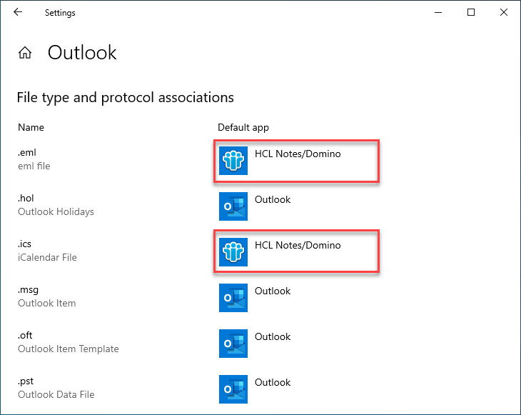 Change every item not already reading "Outlook" to "Outlook"