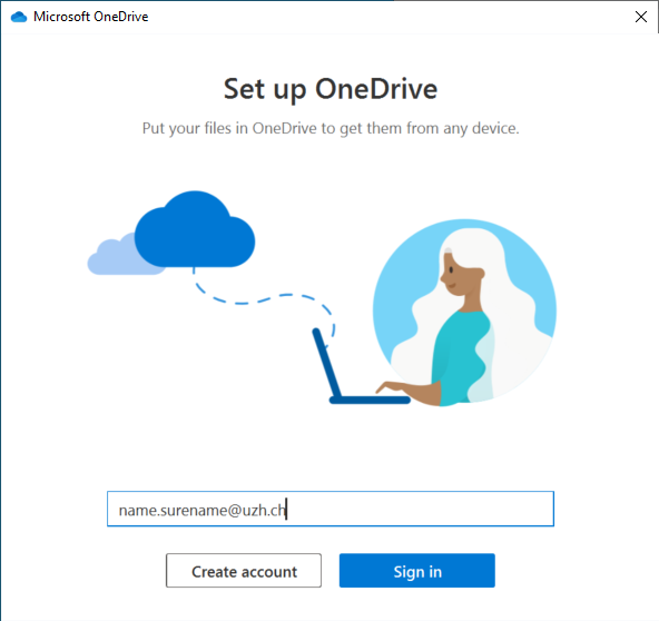 Sign In to OneDrive
